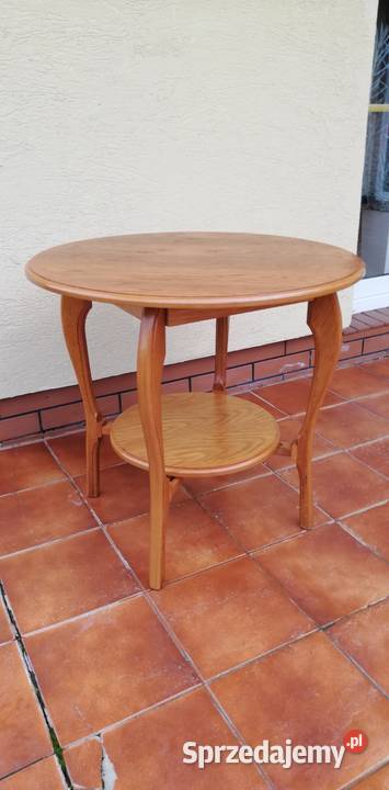 Stolik okrągły kawowy okolicznościowy drewniany Stoliki kawowe i ławy Garwolin