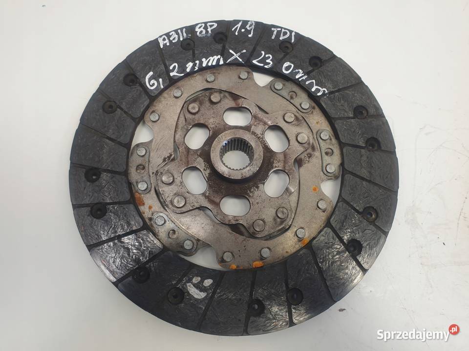 Audi A3 II 8P 19 TDI DOCISK TARCZA sprzęgło Sprzęgła i elementy Chełm