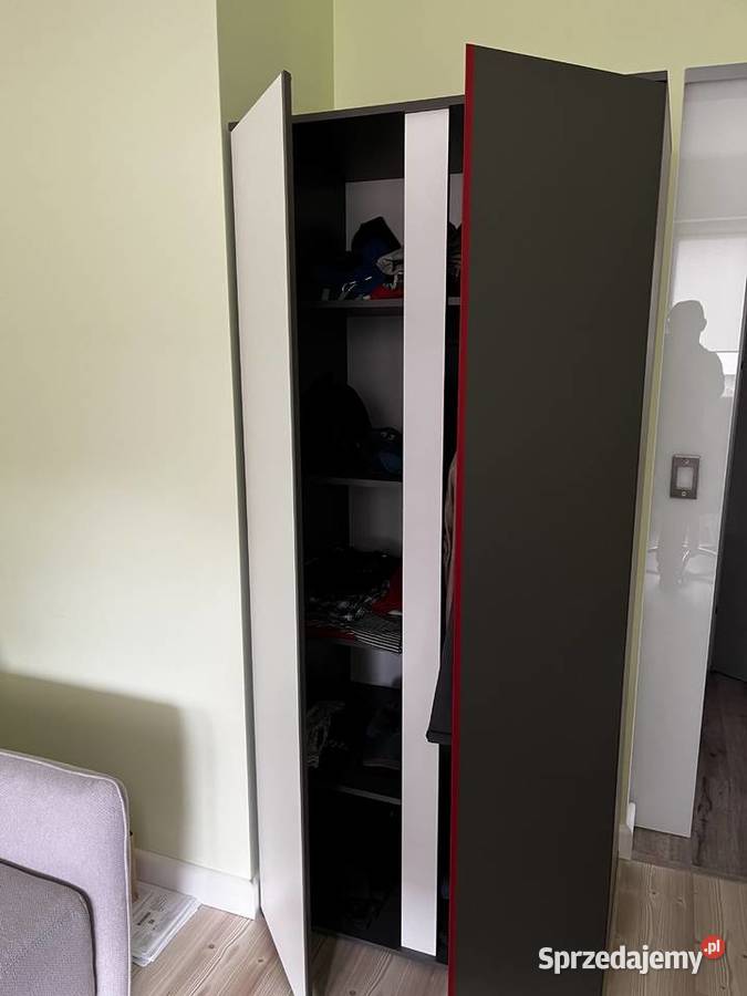 Szafa dwudrzwiowa BRW białygrafitpokój 60cm Kołobrzeg sprzedam