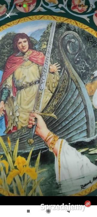 Kolekcjonerski talerz porcelanowy sygnowany Pabianice