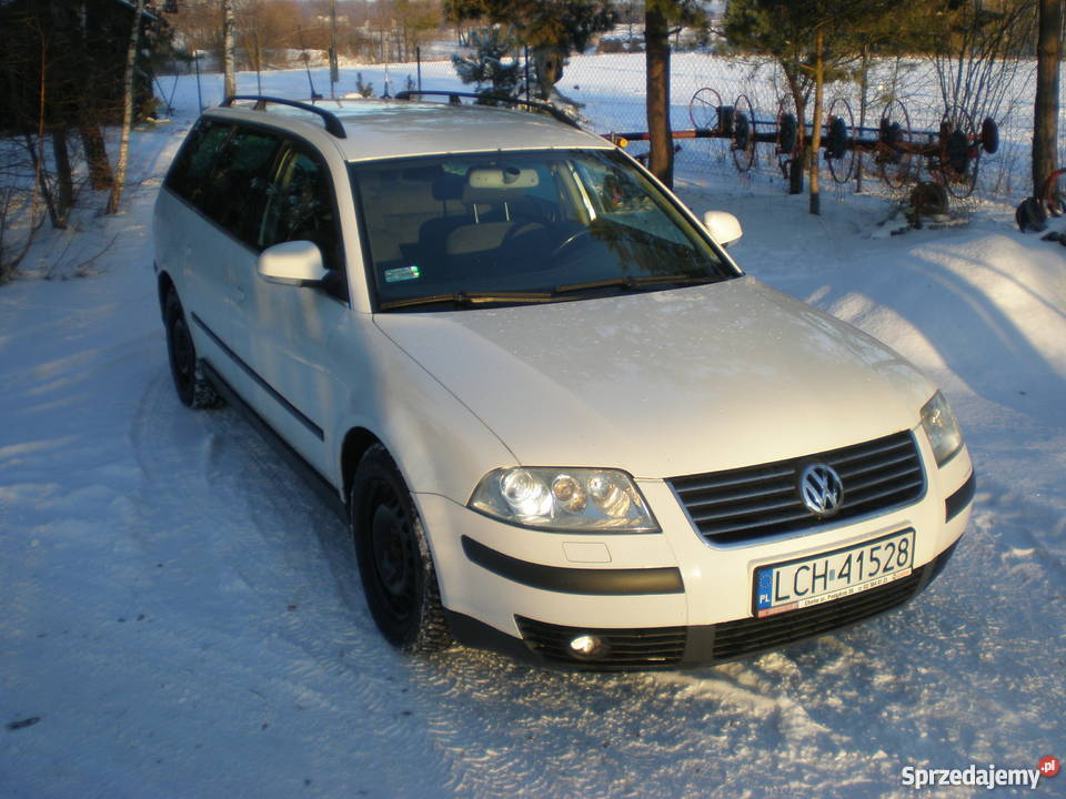 vw passat 19tdi 4motion bialymodnyzadbany 2004 biały Sawin