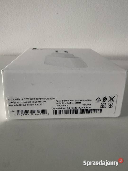 Oryginalna ładowarka Apple USBC 20 W A2347 do Ładowarki Poznań