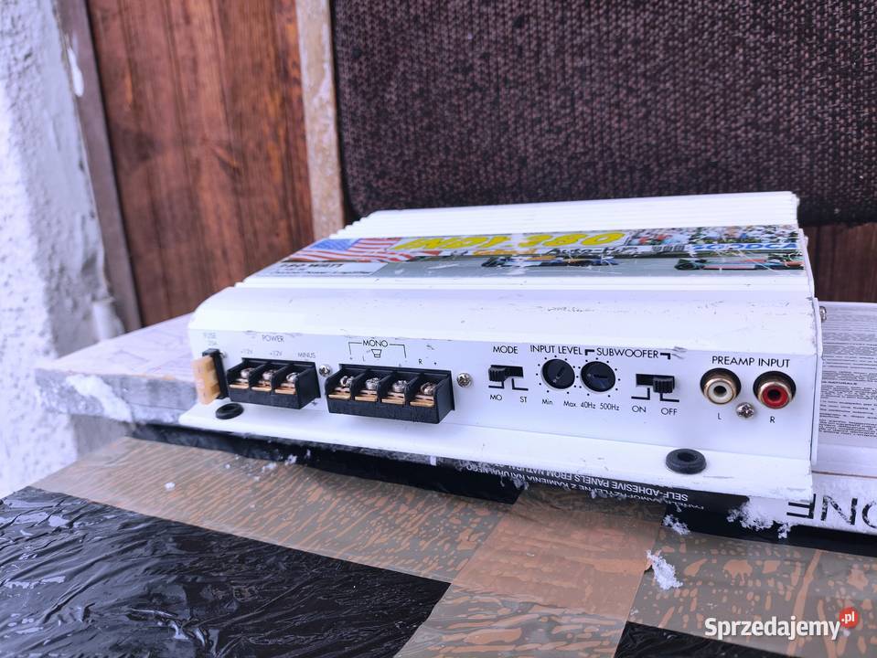 Wzmacniacz samochodowy 2 kanałowy Gelhard Indy śląskie Niegowonice