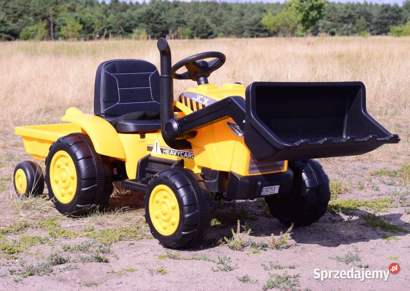 Autko TRAKTOR NA AKUMULATOR Z PRZYCZEPĄ dzieci sprzedam