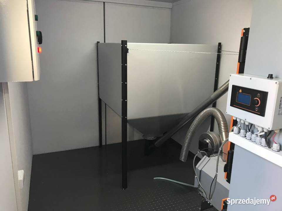 Kotłownia kontenerowa mobilna na pellet 150 kW Kraków