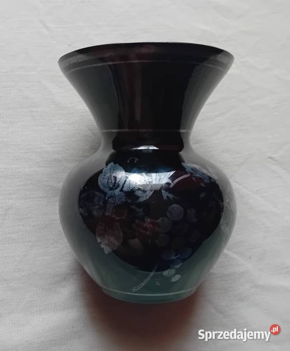 Wazonik hialitowy art deco Bohemia Kamenicky Koźminek