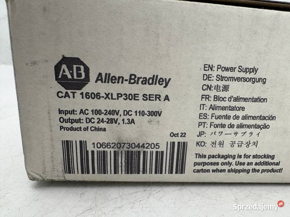 Allen Bradley CAT 1606XLP30E Zasilacz 13A Pozostałe