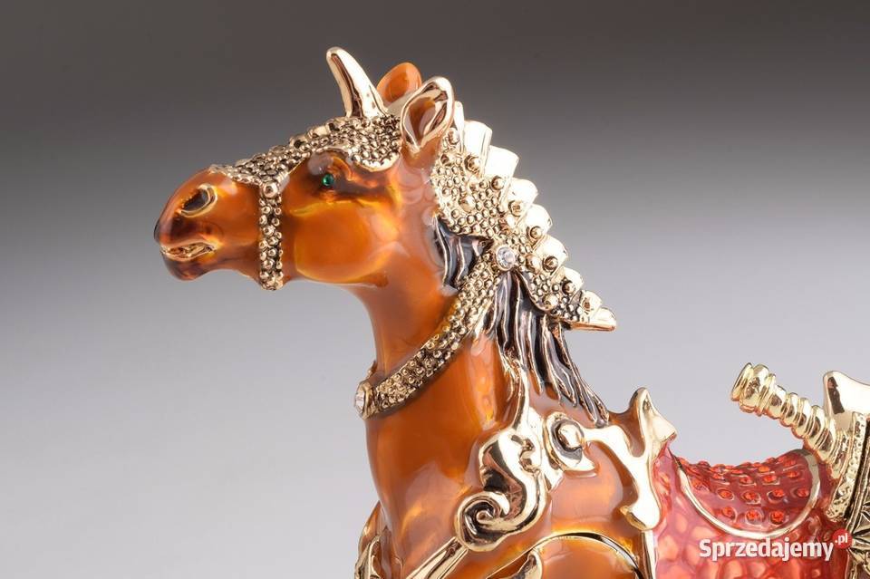 KOŃ PUZDERKO K KOPAL K Swarovskiego FABERGE Pozostałe Puławy