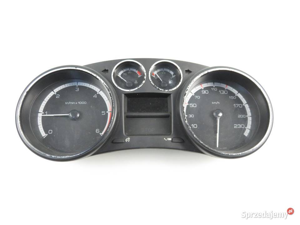 LICZNIK PEUGEOT 308 16 HDi 9665107480 osobowe Wyposażenie wnętrza