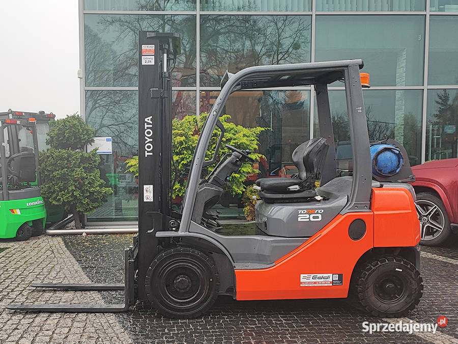Wózek widłowy Toyota 028FGF20 2 t hilo 37 m LPG Kęty sprzedam