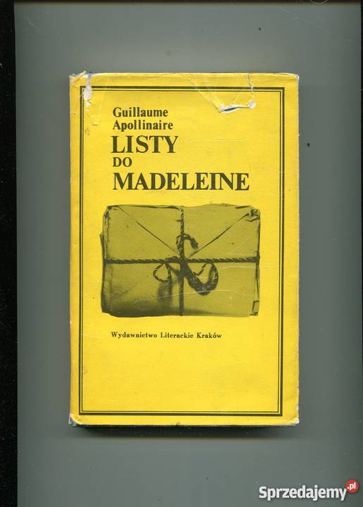 Listy do Madeleine Guillaume Apollinaire Szczecin sprzedam