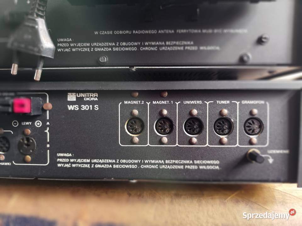 zestaw Unitra wzmacniacz WS301S tuner AS205S sprzedam