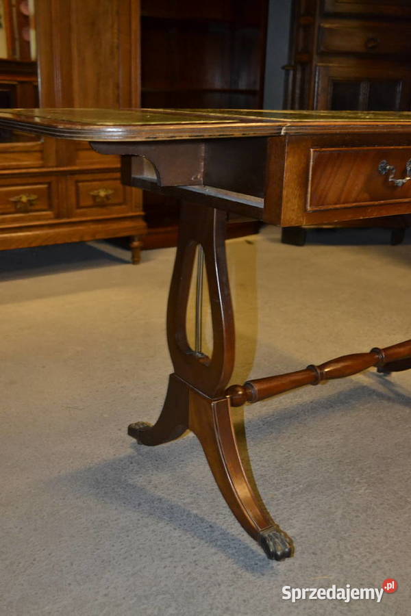 biurko angielskie z harfami