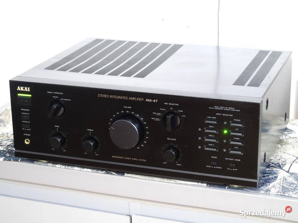 Świetny wzmacniacz Akai AM47 sprawny i mocny 2x sprzedam