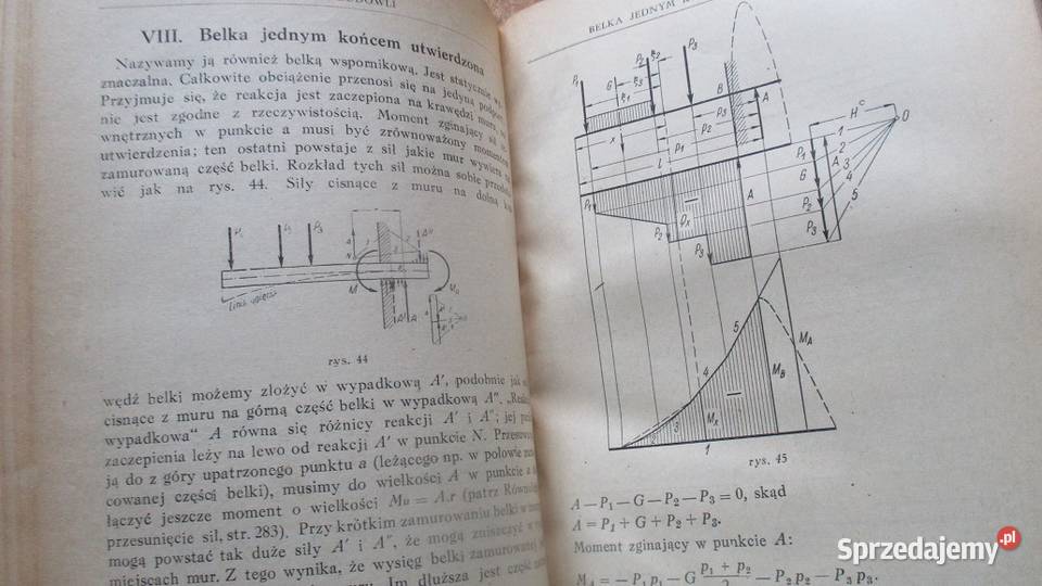 Podręcznik budowlany 1947 budownictwo technika Łódź