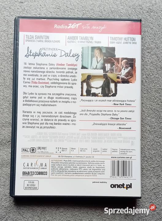 DVD Przypadek Stephanie Daley Carisma 2006 r dramat Koźminek