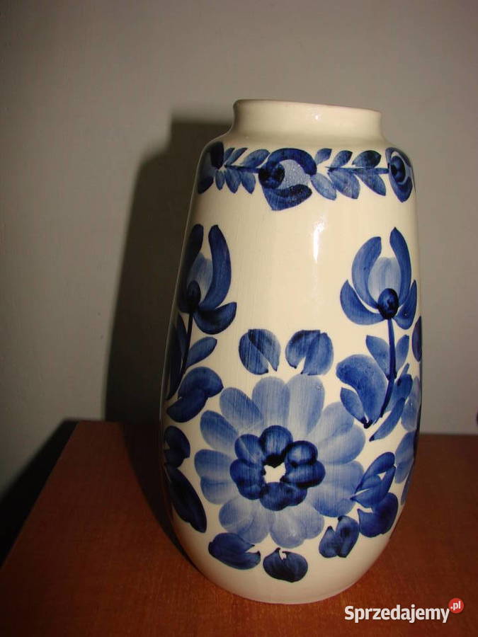 ZF Koło fajansowy wazon PRL pomorskie Pruszcz Gdański