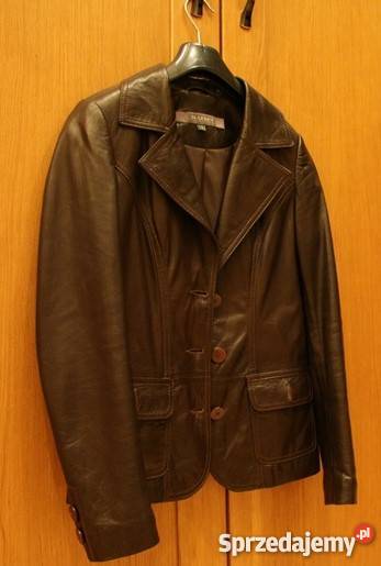 marynarka skórzana damska S brąz Ożarów Mazowiecki