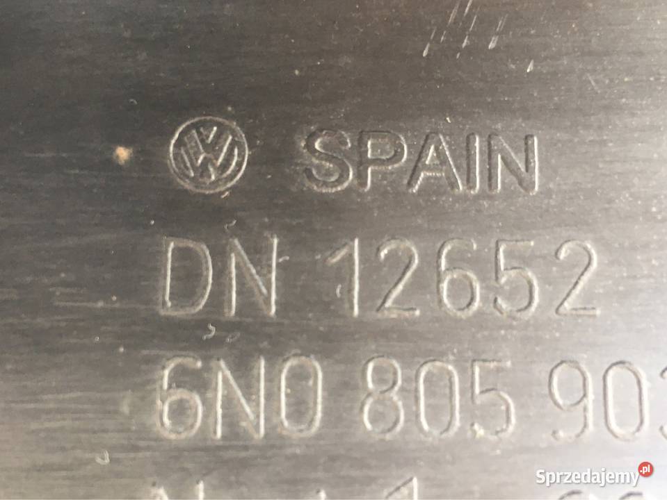 Dokładka spojler hokej zderzaka Polo III 6n2 podkarpackie Nowy Żmigród