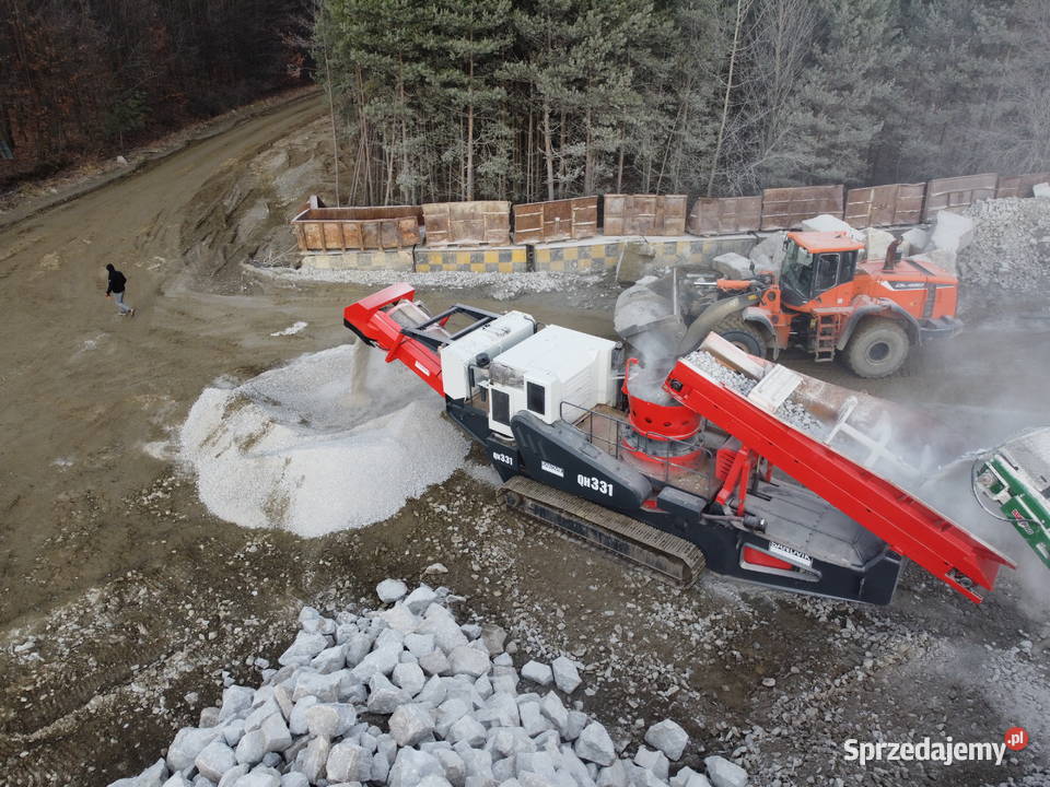 Kruszarka stożkowa Sandvik QH331 DARMOWE TESTY Trachy