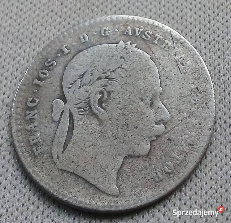 AUSTRIA20 KRAJCARÓW1869 r SREBRO 500 Legionowo