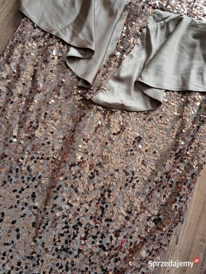 nowa długa sukienka w cekiny rozmiar XL brak Sandomierz
