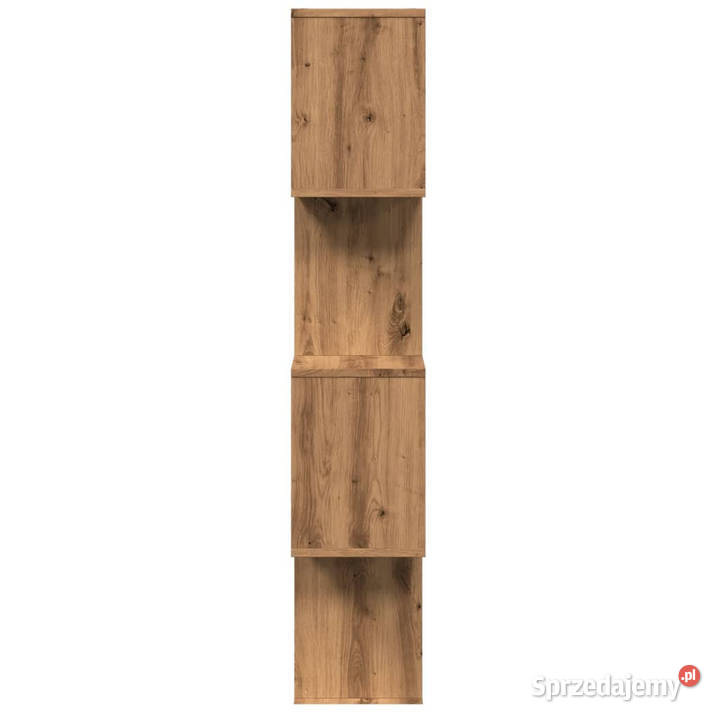 Regał przegroda 4 poziomy dąb artisan 70x24x129 Warszawa