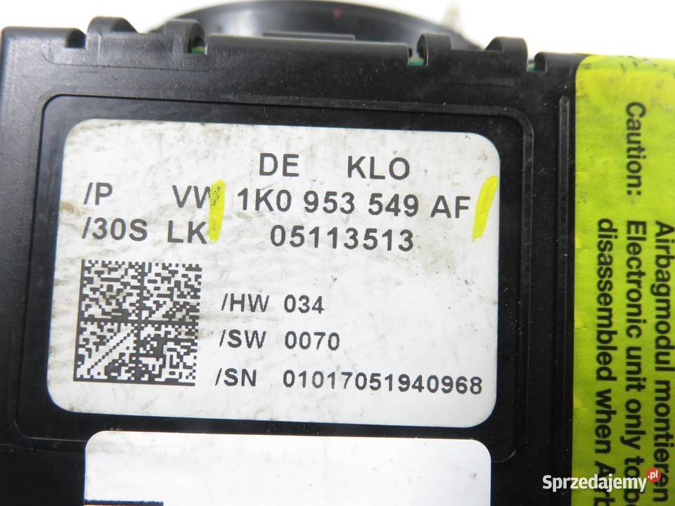 PRZEŁĄCZNIK ZESPOLONY AUDI A3 8P1 8P0907137BC