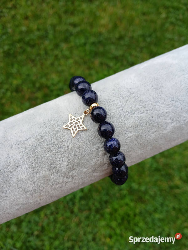 Bransoletka damska z Noc Kairu 8mm z gwiazdką Kielce