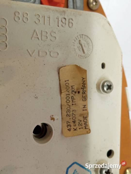 LICZNIK 8A0919033H 20 B 89 Audi 80 IV 19911996