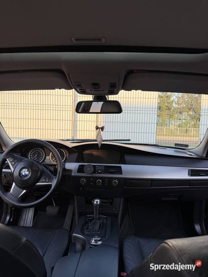 Sprzedam BMW e60 525d skórzana tapicerka mazowieckie Ciechanów sprzedam