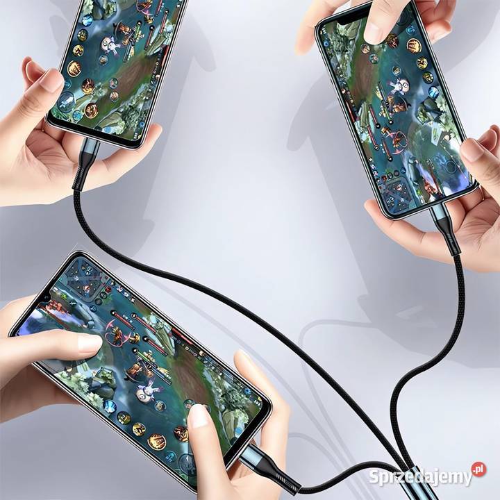 UNIWERSALNY KABEL PRZEWÓD USB 3W1 LIGHTNING Sosnowiec sprzedam