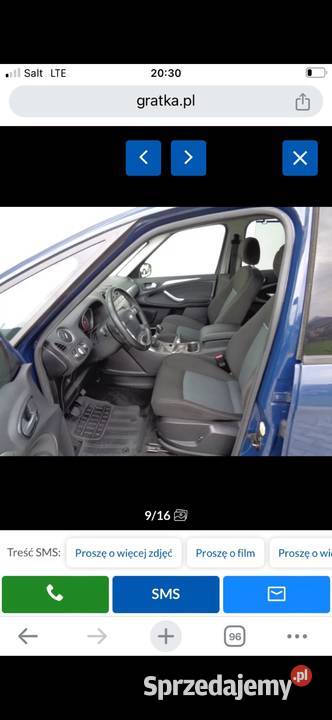 Ford s 20 tdci 2010 224000 nieuszkodzony Brzesko