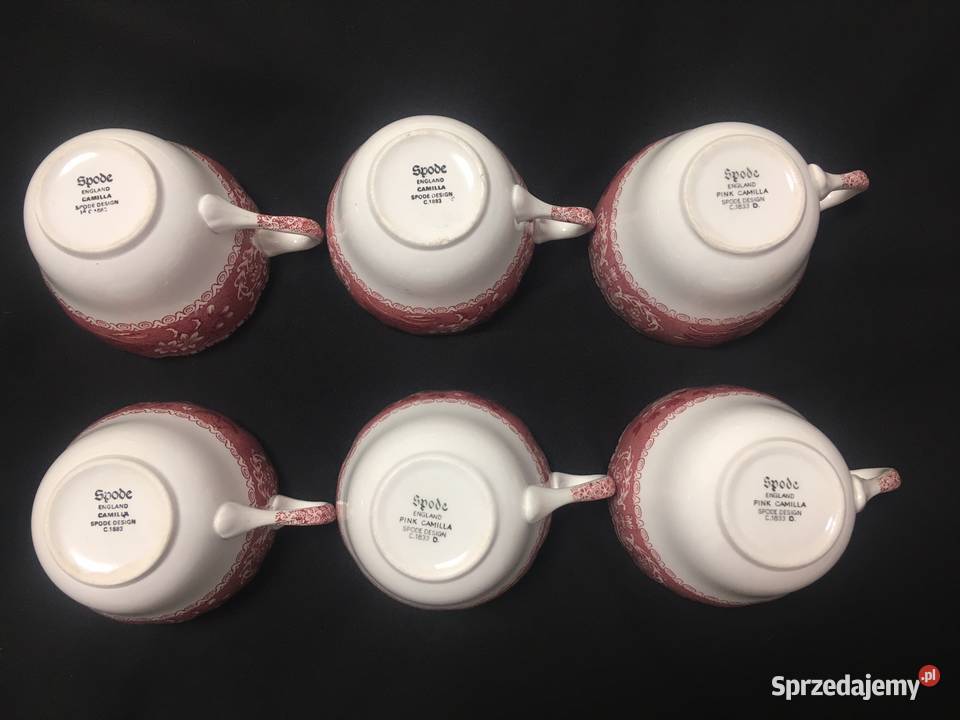 Stare filiżanki Spode Camilla England Kołobrzeg
