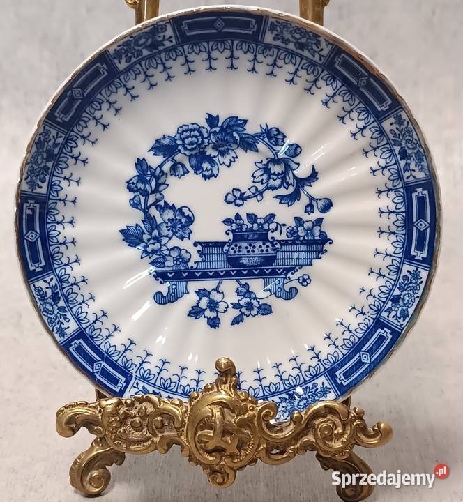 Porcelana Duet Blau Filiżanka Kobaltowy Wzór Dobrzany
