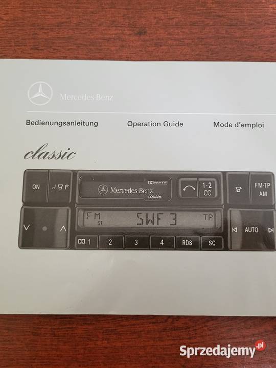 Instrukcja obsługi radia MercedesBenz Becker