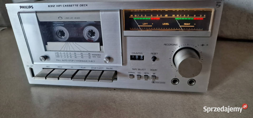 Magnetofon Philips 6312 HIFI STEREO CASSETTE Międzychód