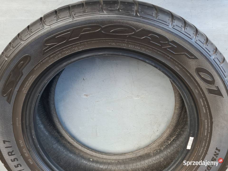 2x DUNLOP SP SPORT 01 2355517 99V 6mm Opony Częstochowa sprzedam
