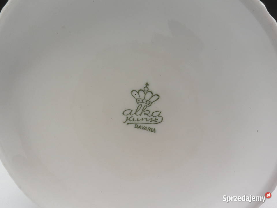 Wazon Vintage Alka Kunst Bavaria Klasyczna Porcelana i szkło Raszków