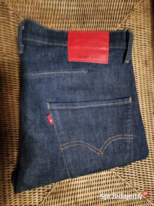 Levis 512 Slim Fit Taper W34 L34 Jeansy Super Łask