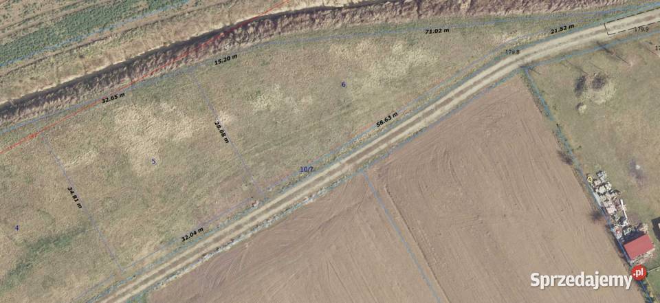 Działki budowlane Jarosław 21.8m