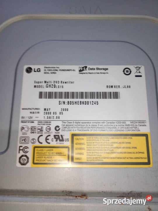 napęd multi CD DVD nagrywarka firmy LG czarny LG Szczecin sprzedam