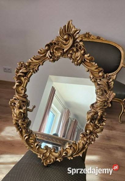 Piękny komplet stylowych mebli lustro Nałęczów