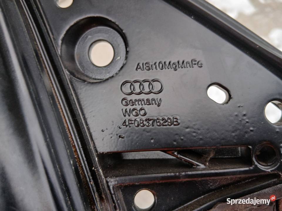 Audi A6 C6 avant Ramka szyby drzwi Lewy przód Drzwi Szczerbice