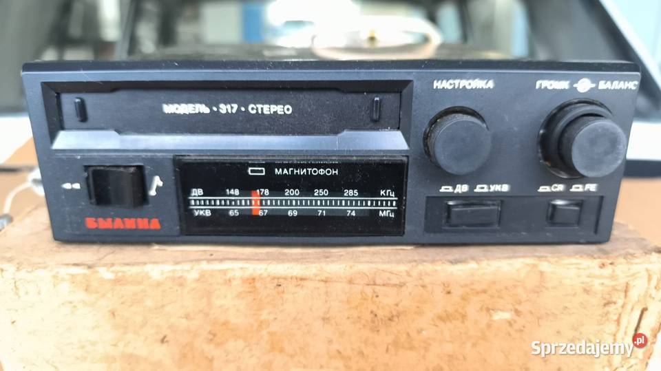 Radzieckie radio samochodowe Bylina Łada Góra Kalwaria