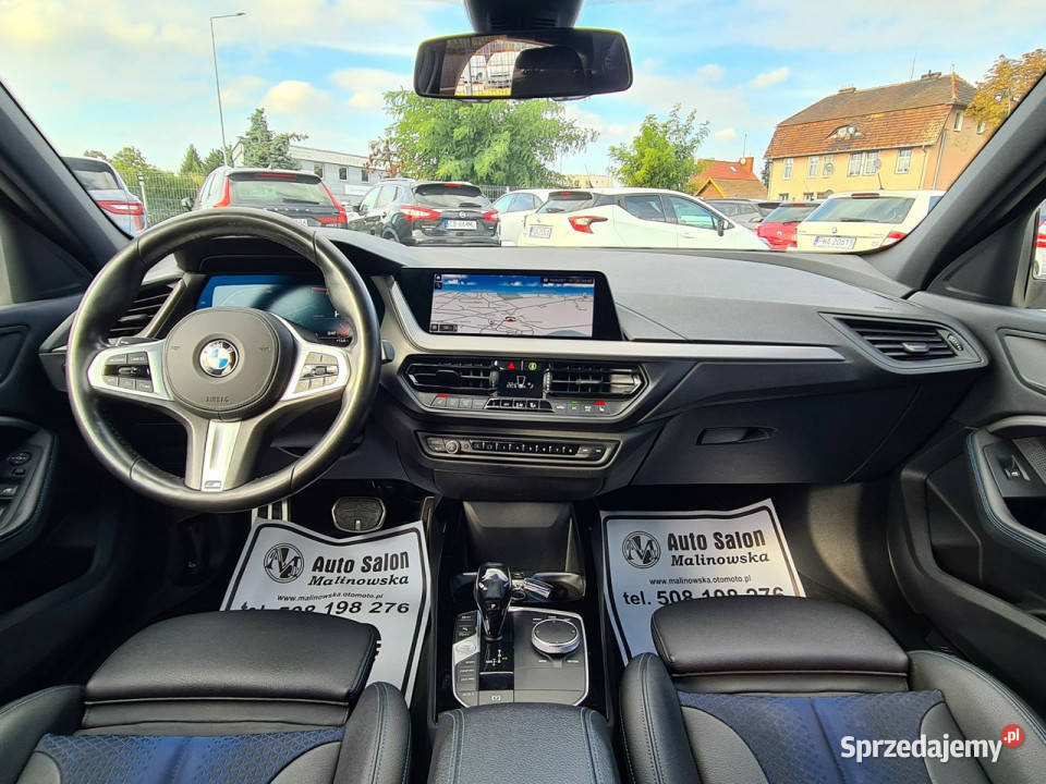 BMW 118 MPakiet Navi Xenon 2xPDC Półskóry Grzane czujnik zmierzchu Wągrowiec