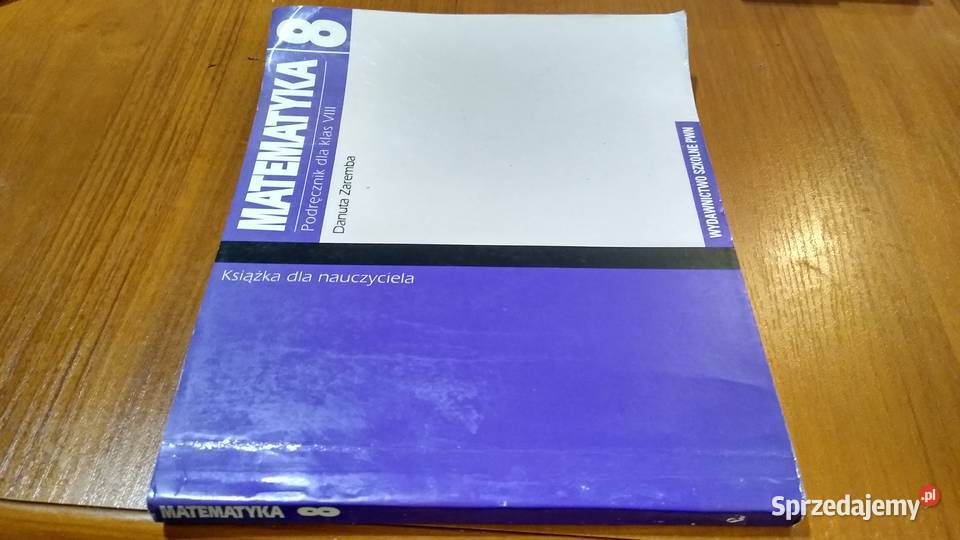 Matematyka 8 podręcznik klas VIII książka pomorskie Gdańsk