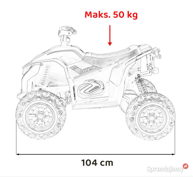 BAWIBUS auto na akumulator QUAD 4x4 APEX śląskie Myszków