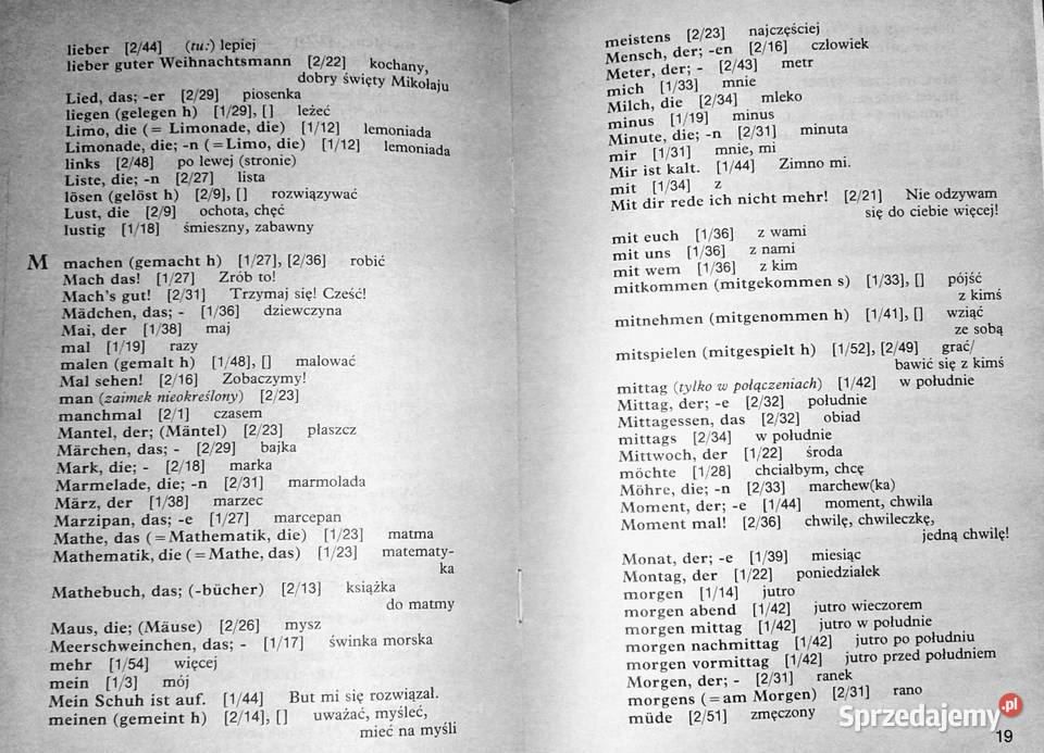 Dein Deutsch kl 5678 Słowniczek niempol Chełm