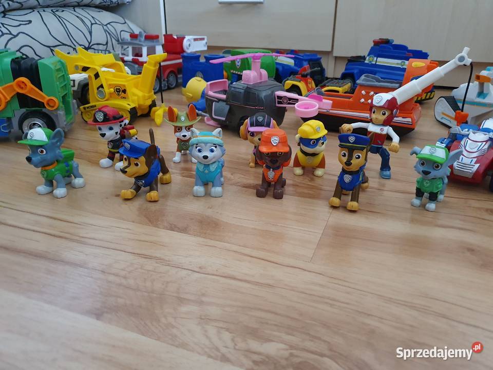 Zestaw zabawek Psi Patrol 11 figurek i 11 Kielce sprzedam